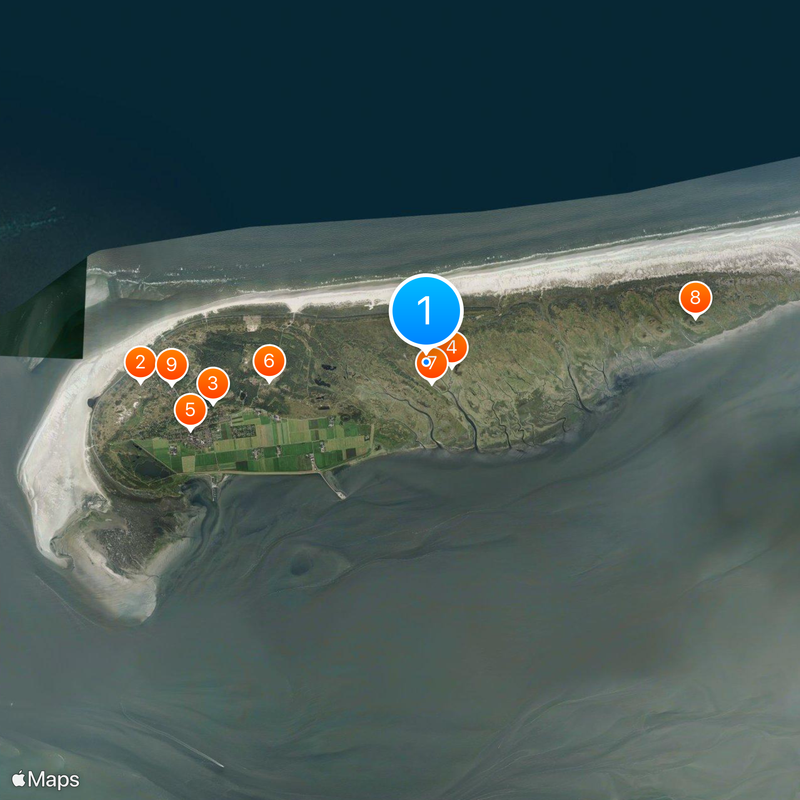 Schiermonnikoog Mapa