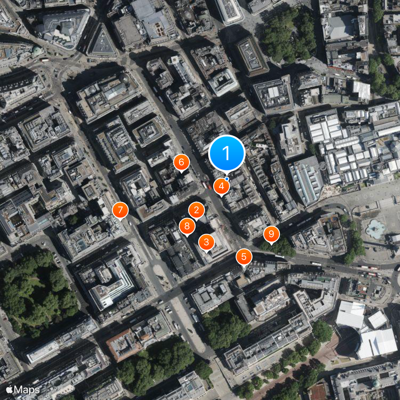 Theatre Royal Haymarket Mapa