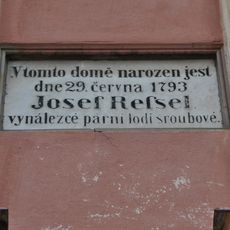 Pamětní deska Josefa Ressela