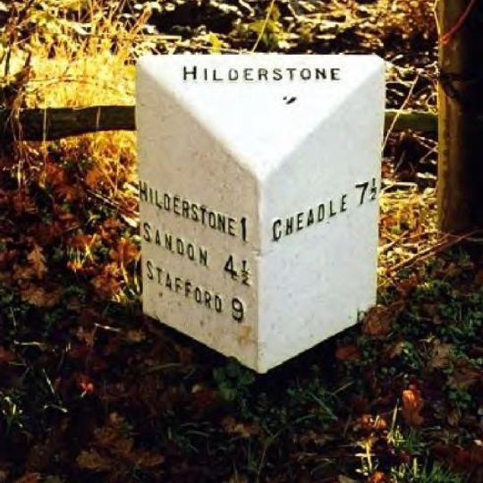 Milepost, S of Bird Grove