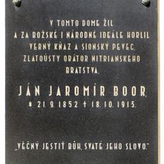 Evanjelický kostol s areálom, tabuľa pamätná