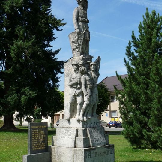 World Wars memorial in Nová Cerekev
