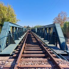 Ponte metálica Ferroviária sobre o Rio Lis