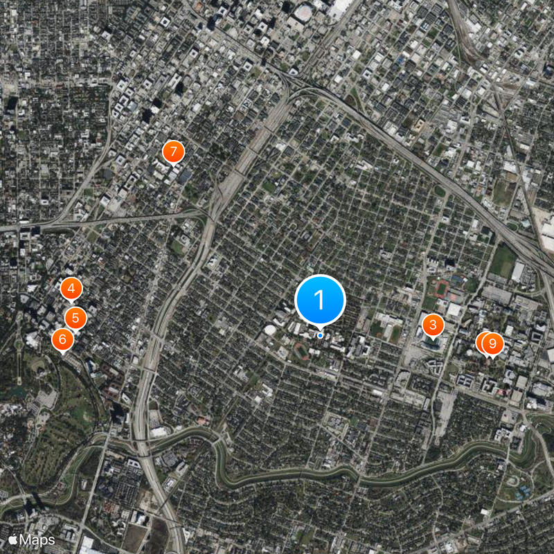 Texas Southern University Map