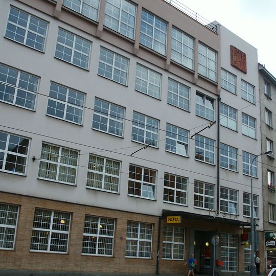 Post office at Letenské náměstí