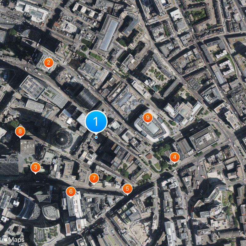 Bevis Marks Synagogue Mapa