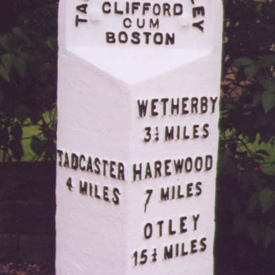 Milepost Opposite Junction With St Mary's Street