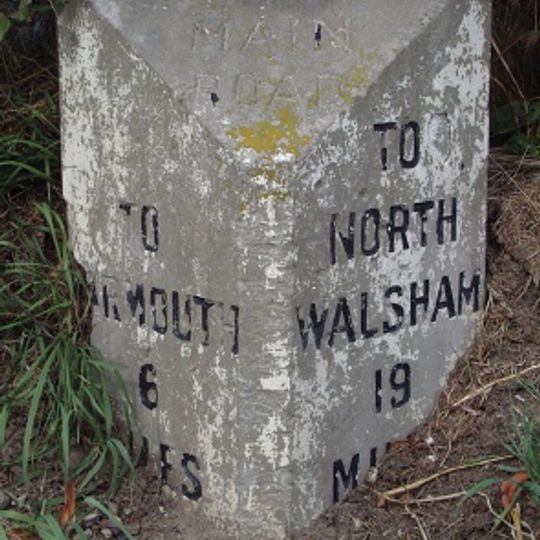 Milestone, by church at TG4810214864