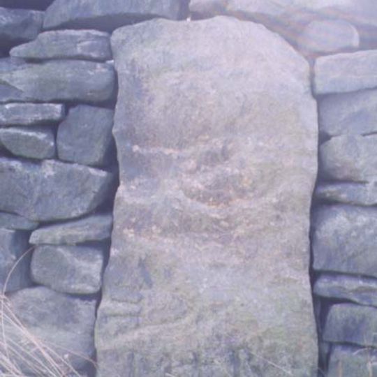 Guidestone, Holt Head Road, nr Blackmoorfoot, E of Bridleway