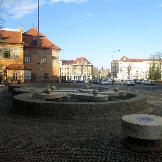 Kašna na Pernštýrském náměstí v Prostějově