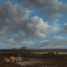 Ansicht von Haarlem von Nordwesten, mit den Bleichfeldern im Vordergrund