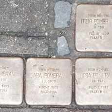 Stolperstein en memoria de Itzig Pomeranc