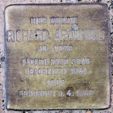Stolperstein en memoria de Richard Aronhold