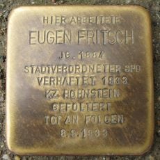 Stolperstein à la mémoire d’Eugen Fritsch