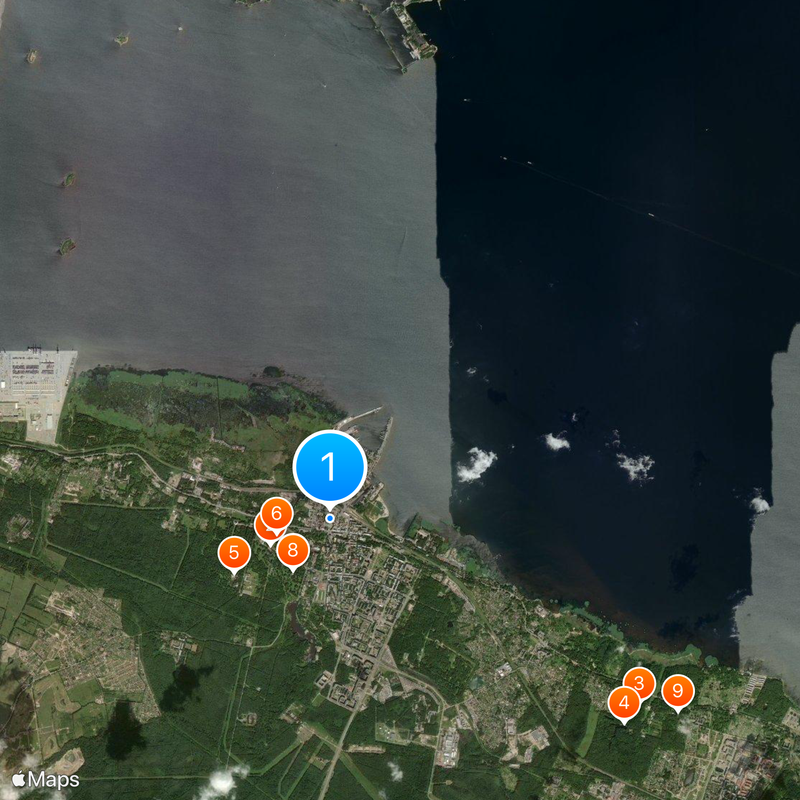 Lomonosovskij rajon Mappa