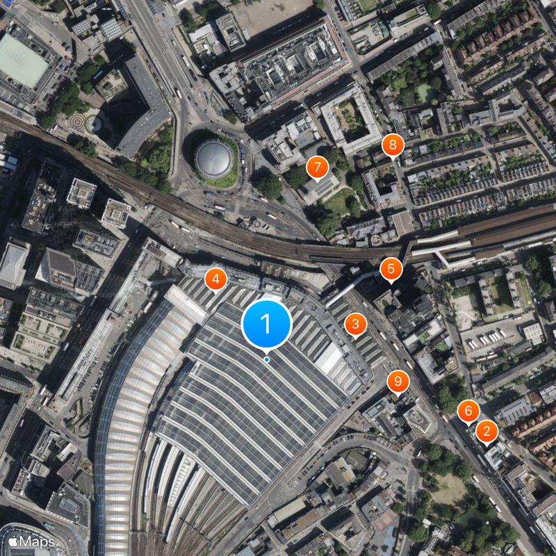 London Waterloo station Map