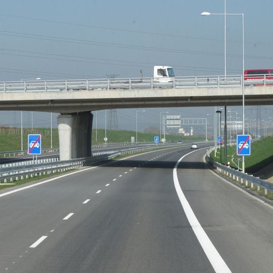 Bridge of highway D0 over the Vestec Collector