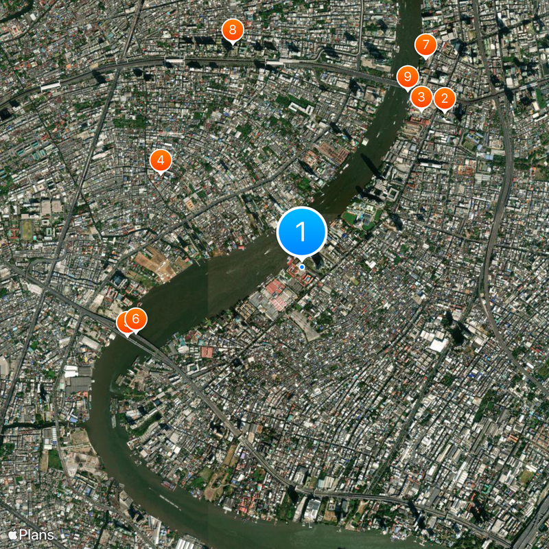 Asiatique The Riverfront Destination Carte