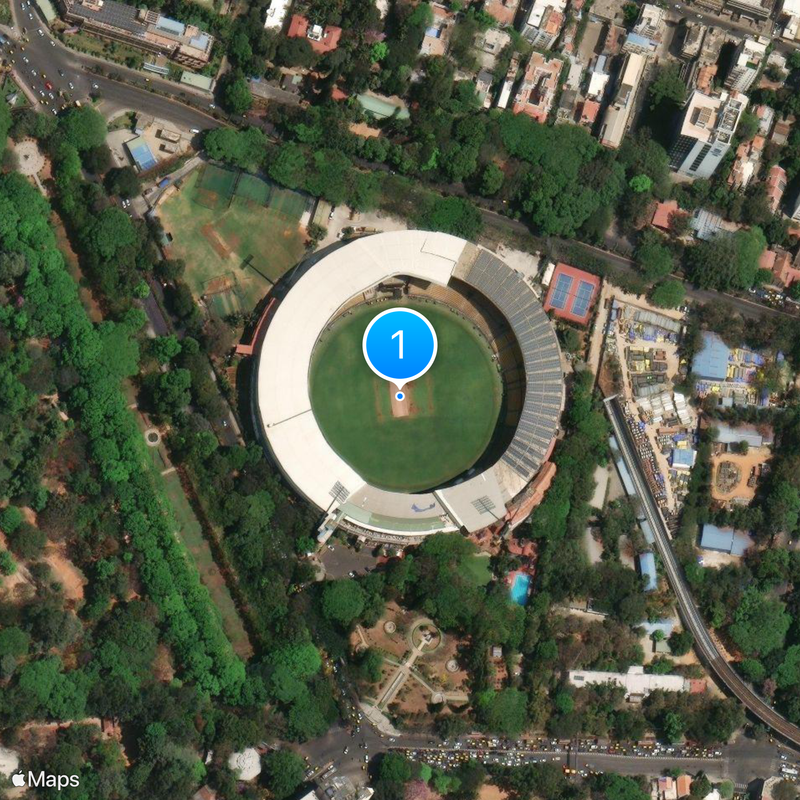 M. Chinnaswamy Stadium Map