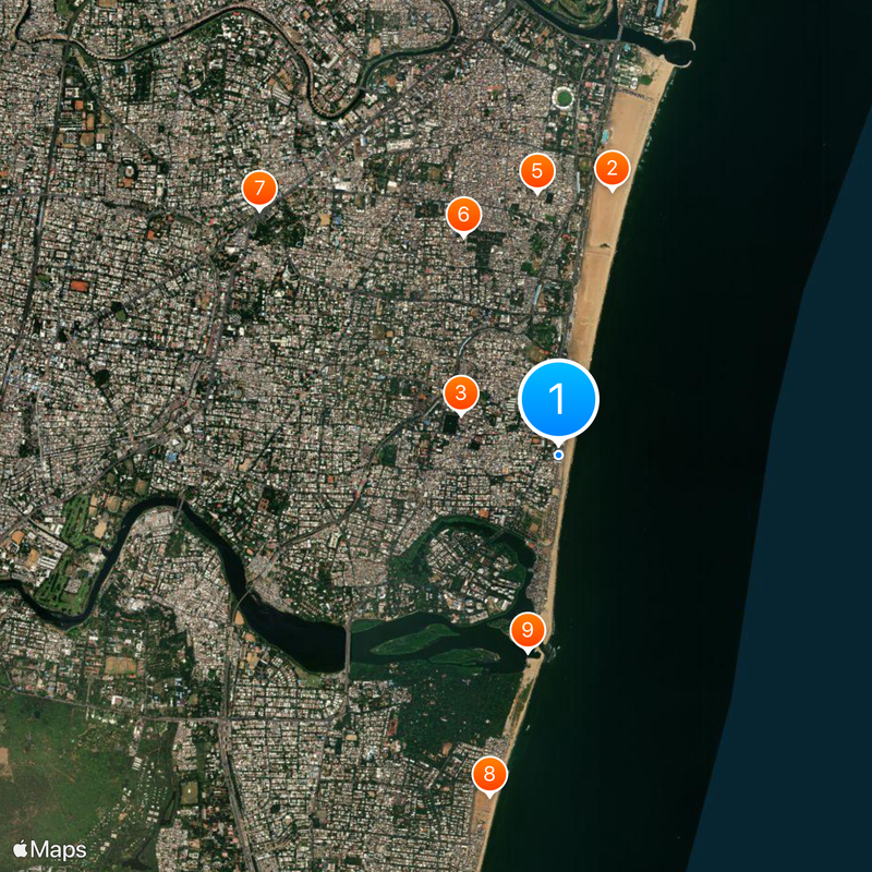 Santhome Map