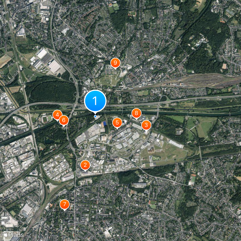 Gasometer Oberhausen Kaart