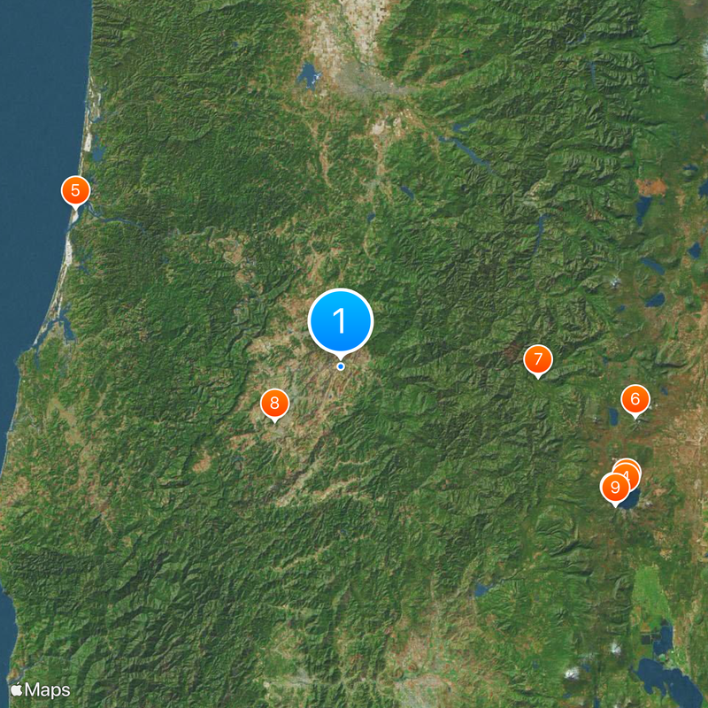 Hrabstwo Douglas Mapa