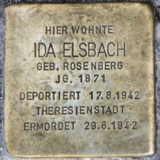 Stolperstein en memoria de Ida Elsbach
