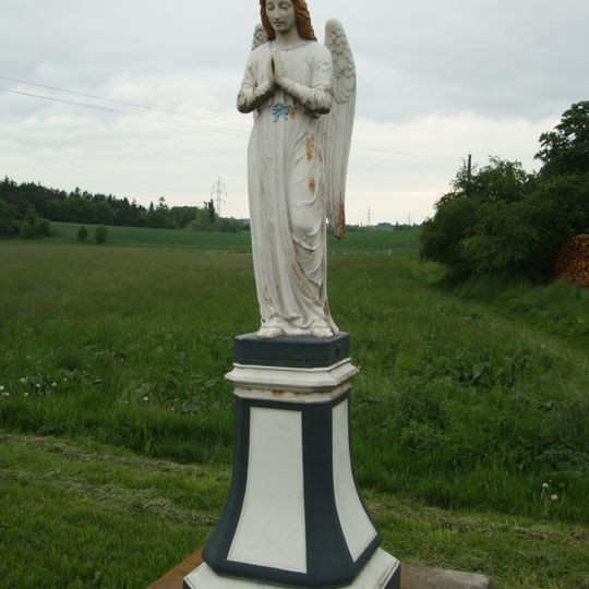 Socha anděla v Lukově