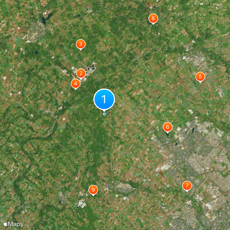 Cheltenham Badlands Mappa