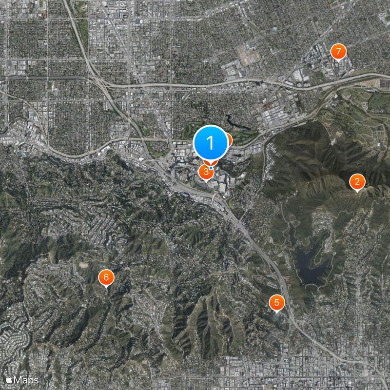 Gibson Amphitheatre Map