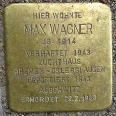 Stolperstein en memoria de Max Wagner