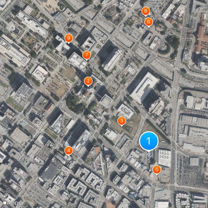 Little Tokyo Map
