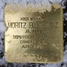 Stolperstein en memoria de Moritz Boschwitz