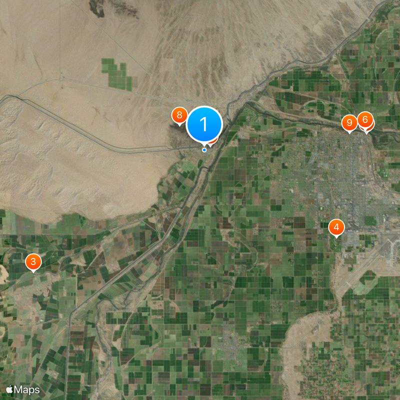 Los Algodones Map