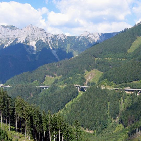 Brückenanlage Präbichl Nordrampe