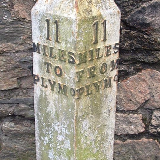 Milestone Immediately North East Of Torr Hill