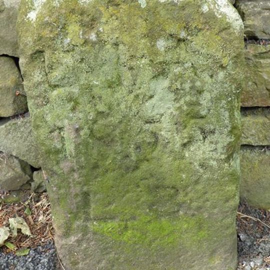 Boundary stone at NGR SJ 996 558