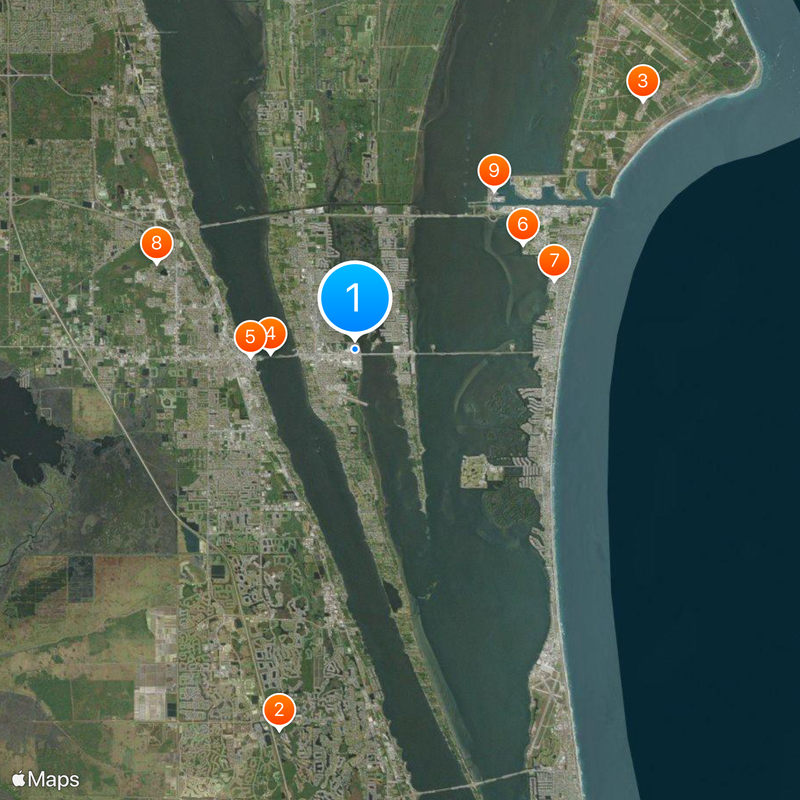 Merritt Island Carte