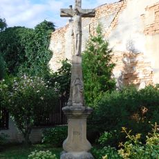 Wayside cross in Pod lipami street