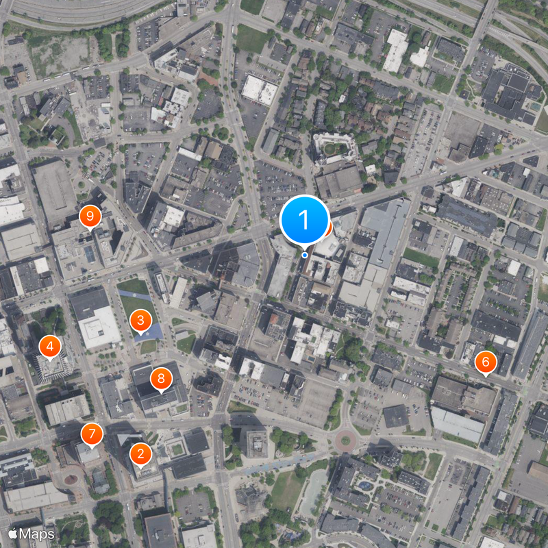 Eastman School of Music Mappa