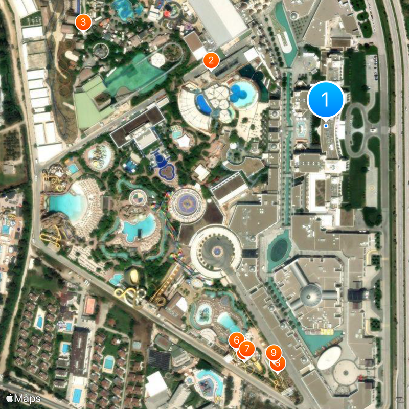 The Land of Legends Kingdom Map