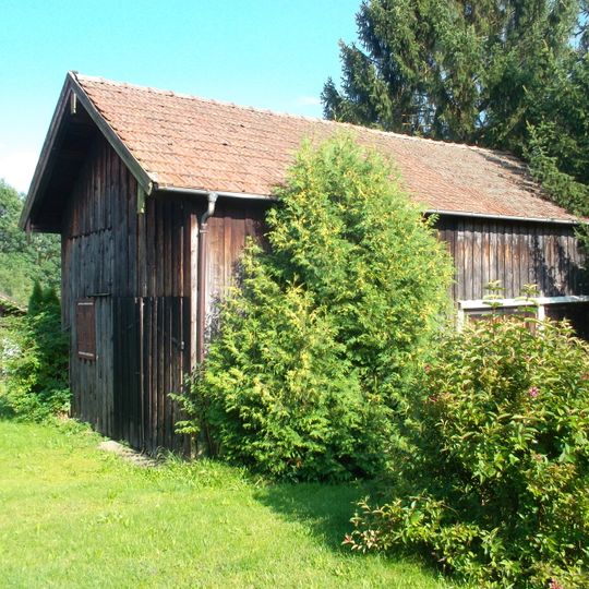 Blockbau-Obergeschoss eines ehemaligen Einfirsthofes