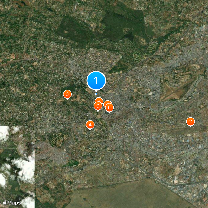 University of Nairobi Map