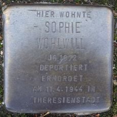 Stolperstein dedicated to Sophie Wohlwill