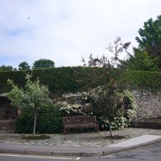 Granite Trough And Recess In South Wall Of Church Style Garden About 27 Metres South Of Trough Lane