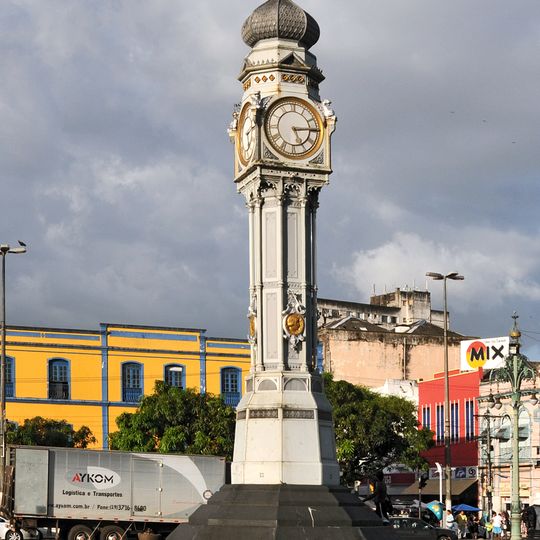 Relógio na Praça Siqueira Campos