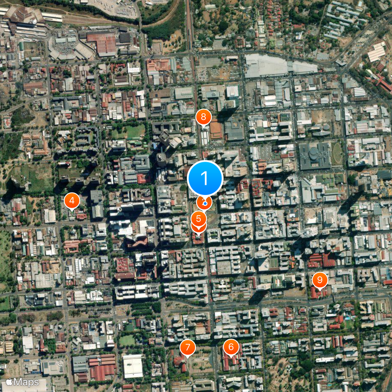 Pretoria Central Prison Map
