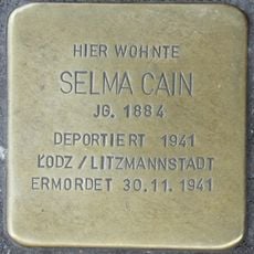 Stolperstein à la mémoire de Selma Cain