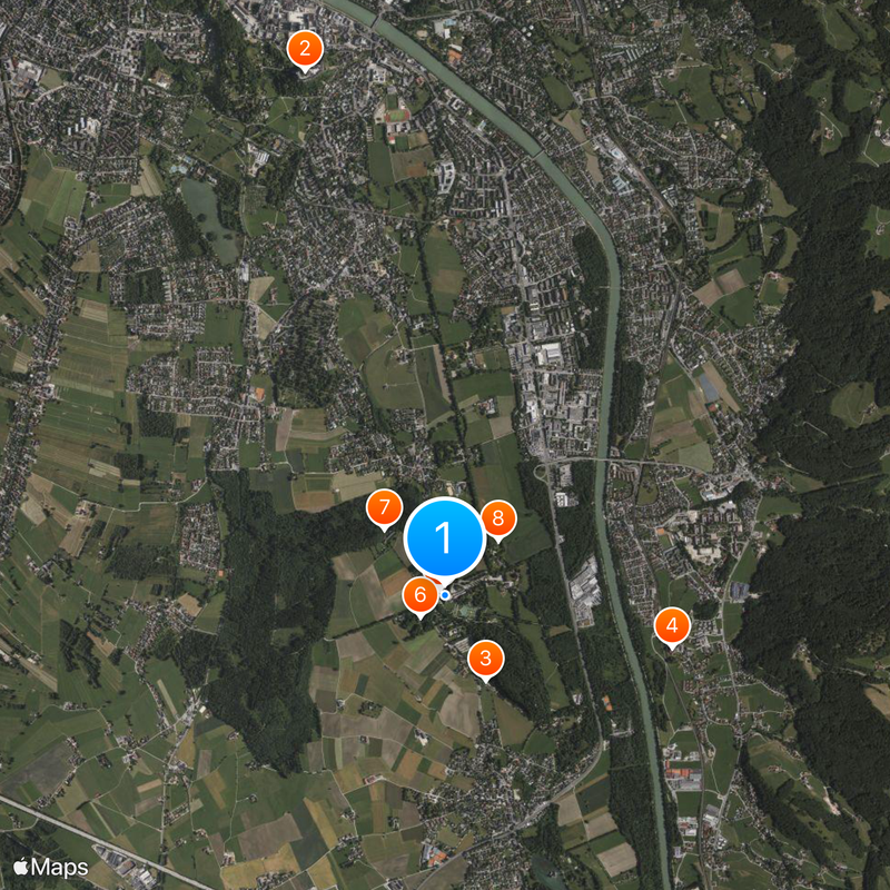 Hellbrunn Palace Map