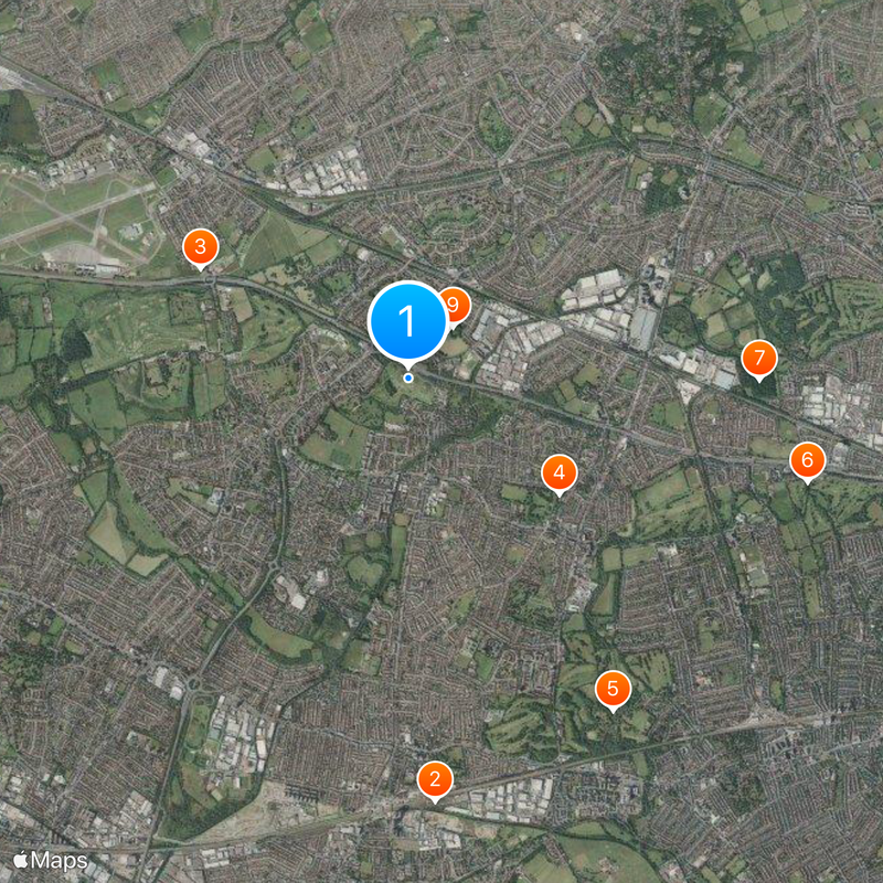 Northala Fields Mappa